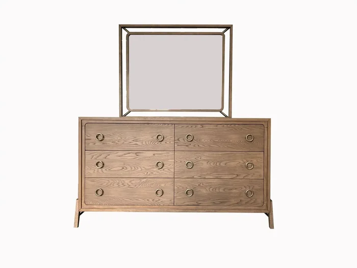 6 Drawer Dresser – Latte