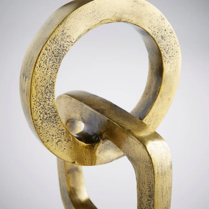 Accession Sculpture – Gold-Amber