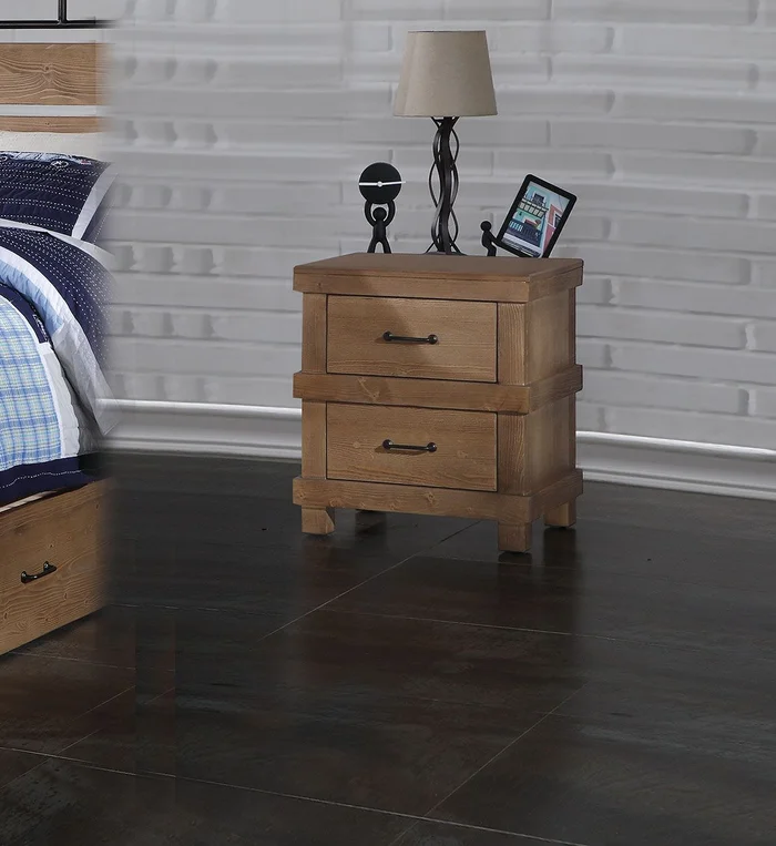 Adams 2 Drawers 23″H Nightstand