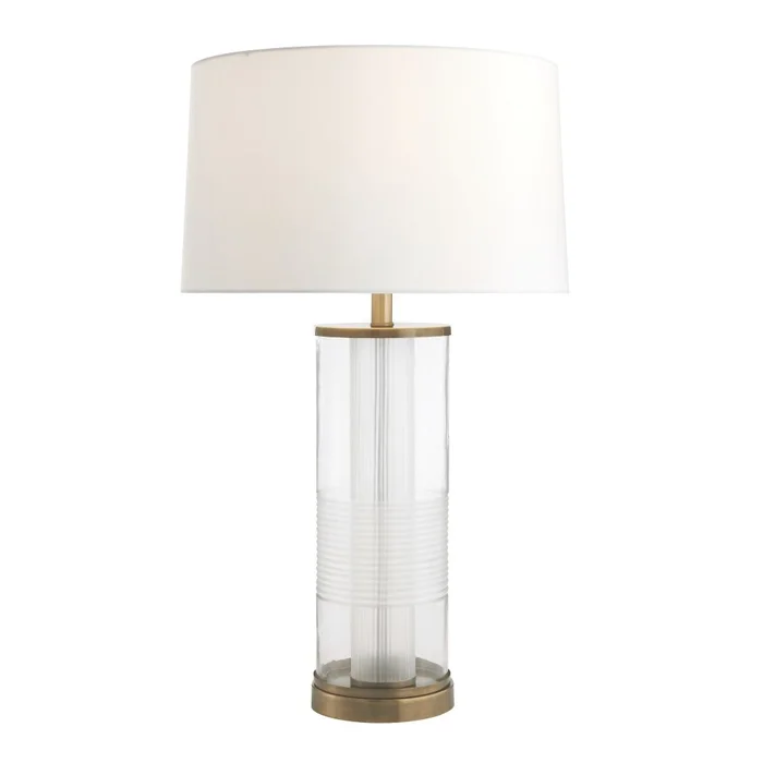 Adelaide Lamp – Clear and Brass