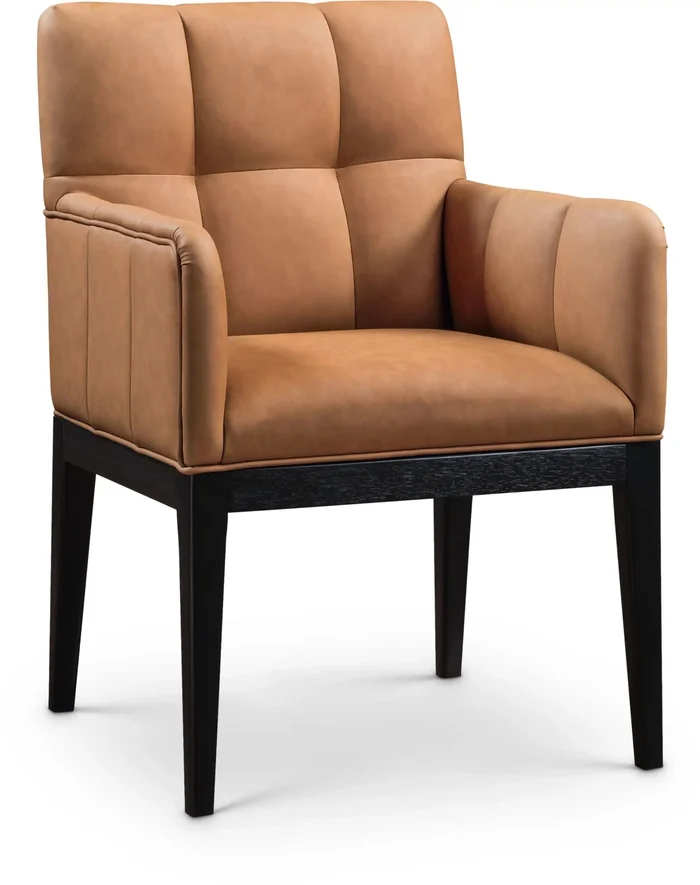 Adrian – Dining Arm Chair Set – Black Legs