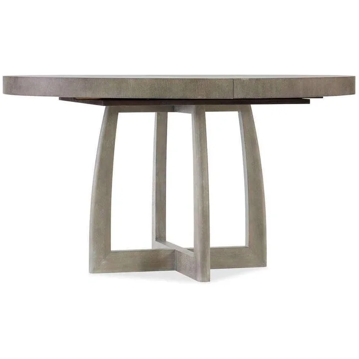 Affinity 48″ Round Extension Dining Table with 1 x 18″ Leaf