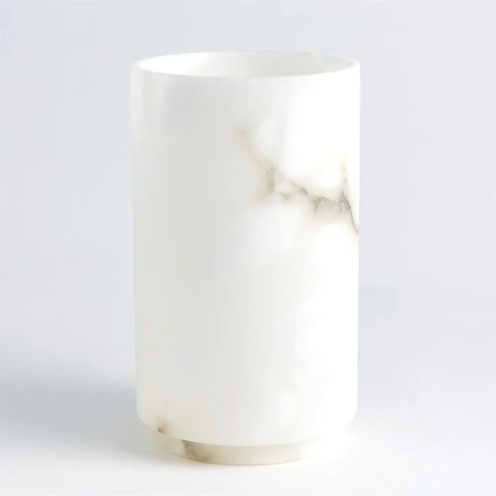 Alabaster Cylinder Vase