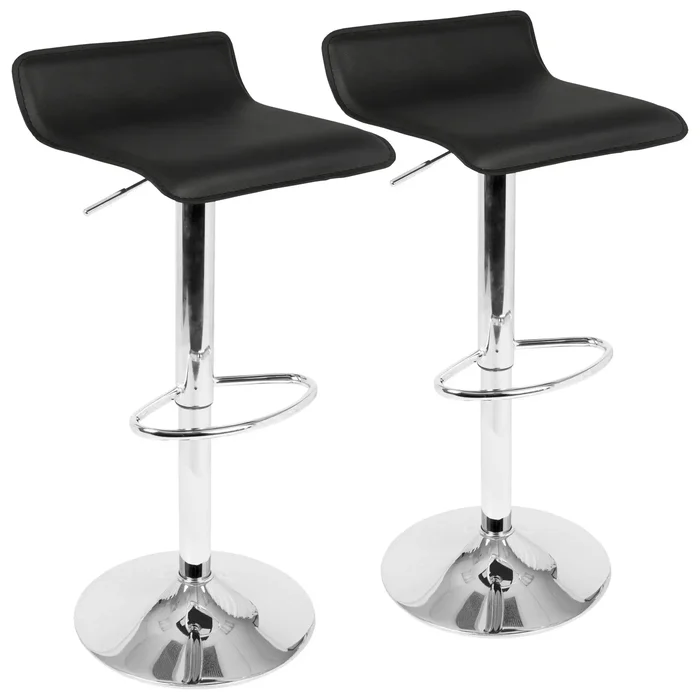 Ale – Contemporary Adjustable Barstool (Set of 2)