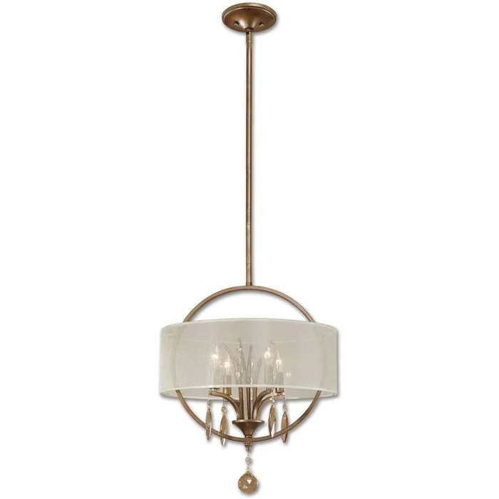 Alenya 4 Light Fabric Drum Pendant