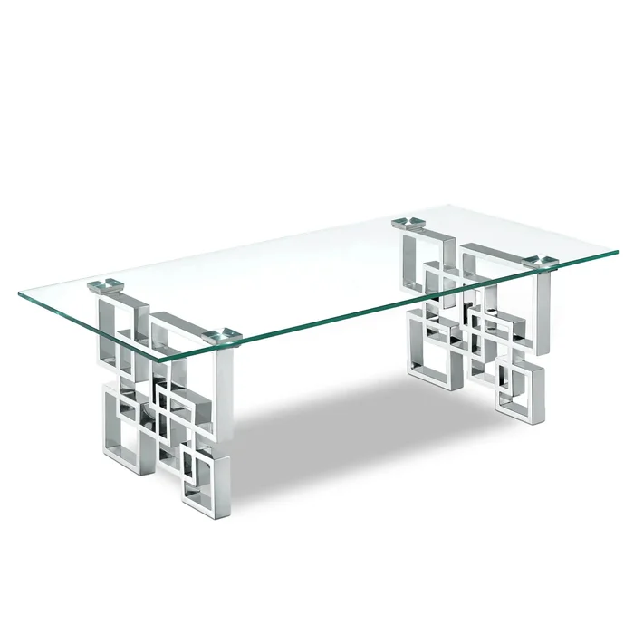 Alexis – Coffee Table – Pearl Silver