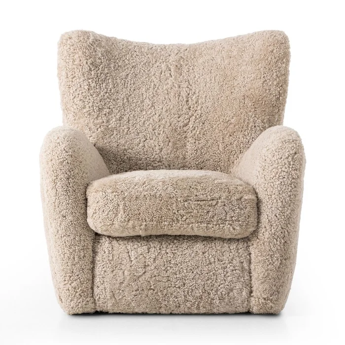Amelie Chair – Beige Shearling