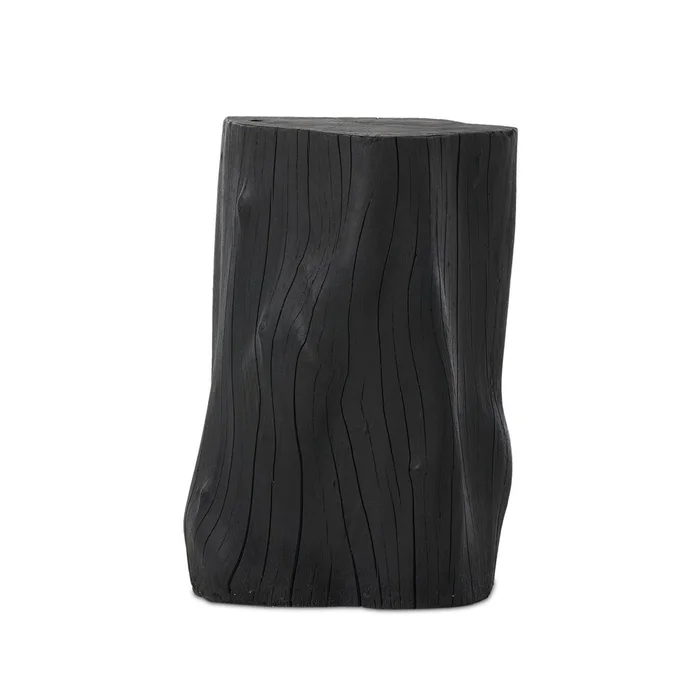 Amiko End Table – Black Resin