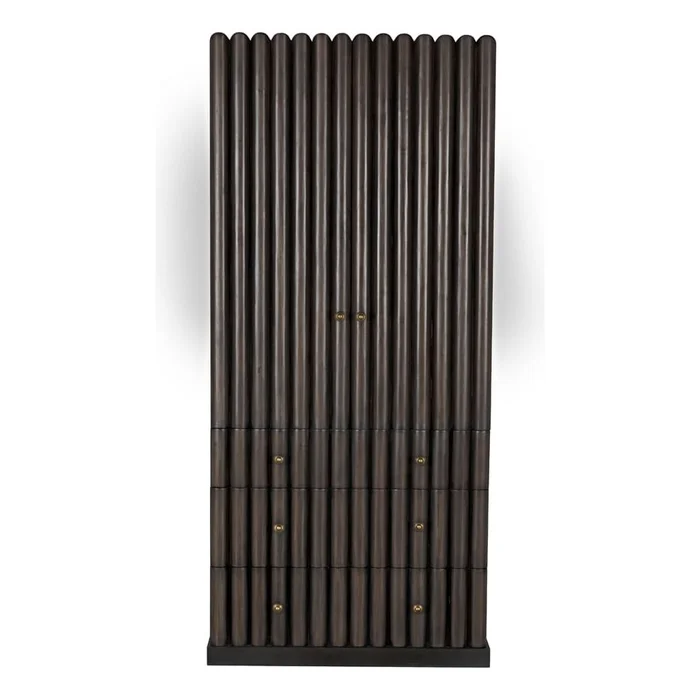 Amunet Hutch – Pale Rubbed with Light Brown Trim