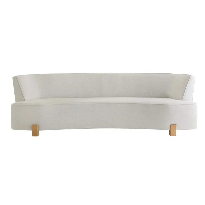 Antoinette Sofa Heron Linen – White