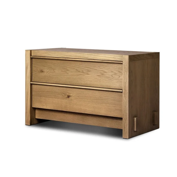 Aramis Nightstand – Sandy Oak Resawn