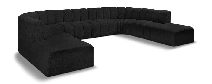 Arc – Boucle Fabric Modular Sectional