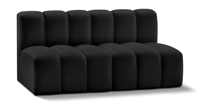 Arc – Faux Leather 2 Seats Modular Sofa