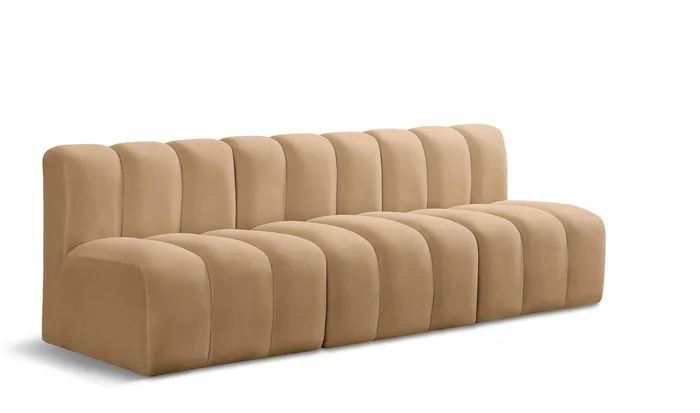 Arc – Velvet 3 Seats Modular Sofa