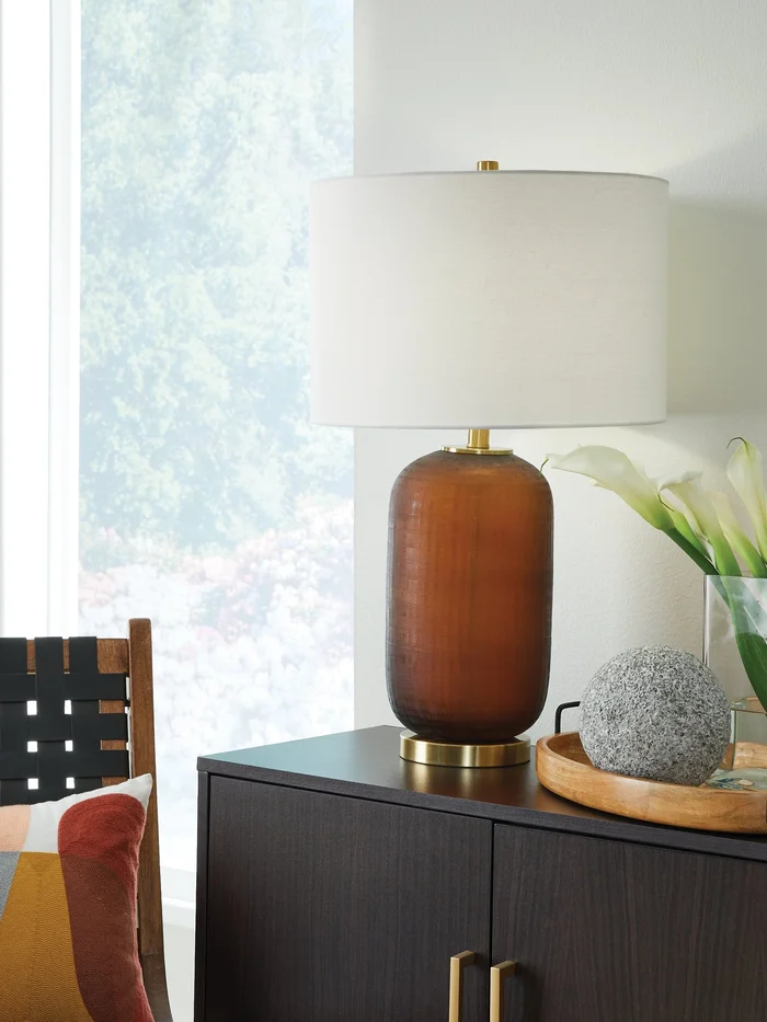 Ashley Express – Farberman Glass Table Lamp (1/CN)