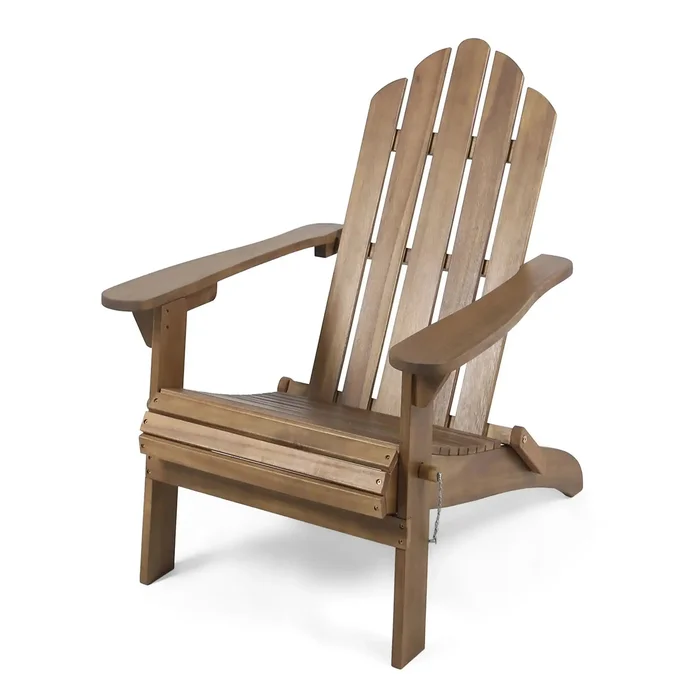 Aurascape – Outdoor Acacia Wood Foldable Adirondack Chair