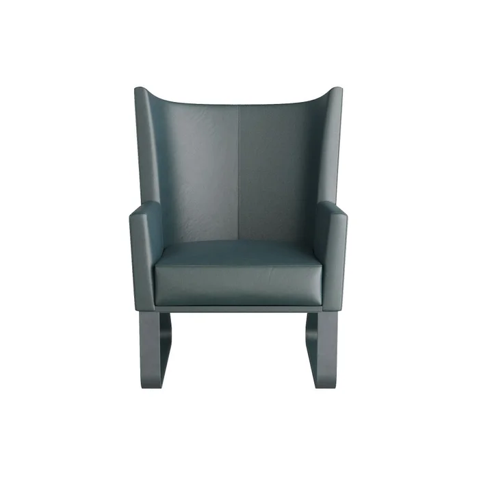 Avina Wingback Chair – Blue