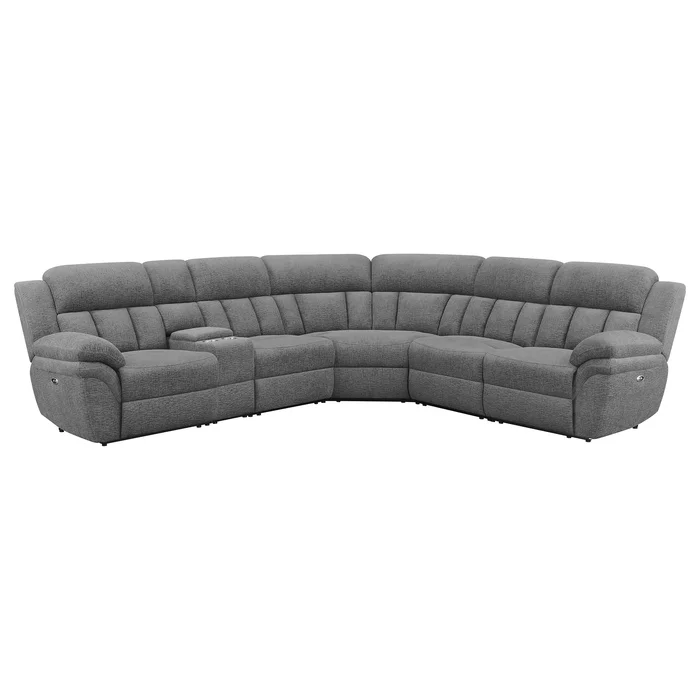 Bahrain Modular Power Reclining Sectional Charcoal