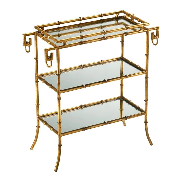 Bamboo Tray Table – 4208 – Gold-Amber
