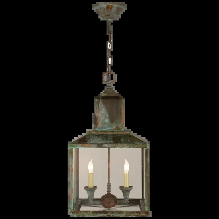 Barney Lantern in Verdigris