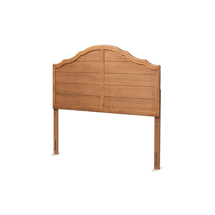 Baxton Studio Clive Vintage Traditional Farmhouse Ash Walnut Finished Wood King Size Headboard – Ash Walnut