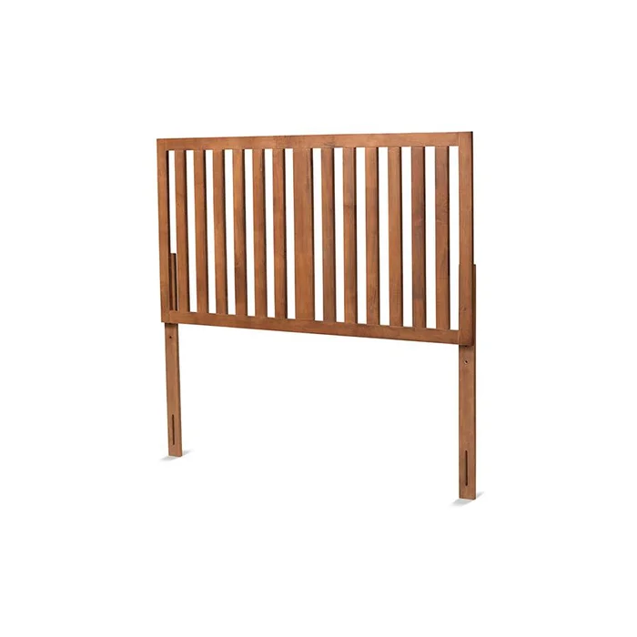 Baxton Studio Oren Modern and Transitional Ash Walnut Finished Wood King Size Headboard – Ash Walnut