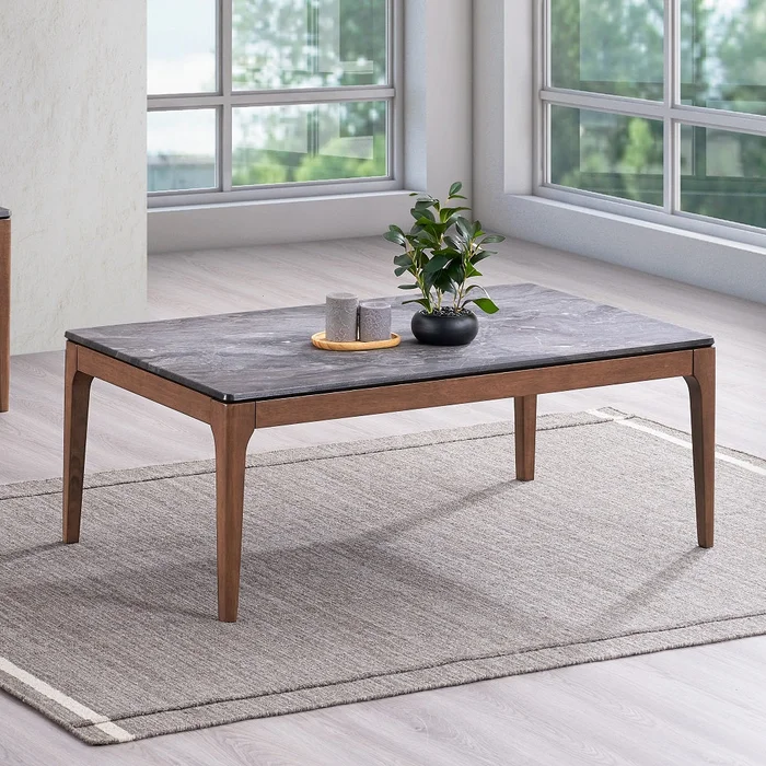 Bevis 47″L Solid Wood Coffee Table