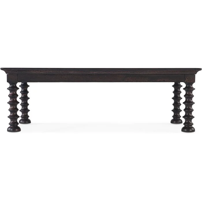 Big Sky Turned Leg Cocktail Table