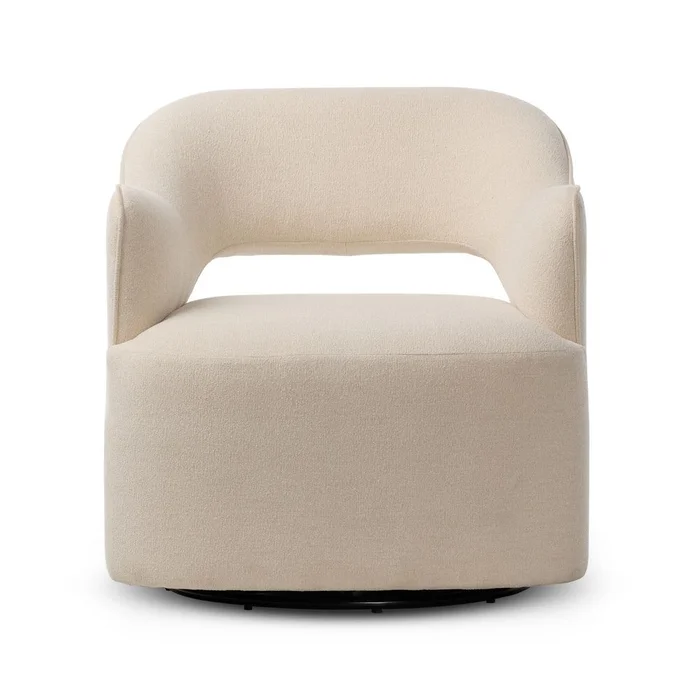 Blythe Swivel Chair – Crypton Wayfarer Snow