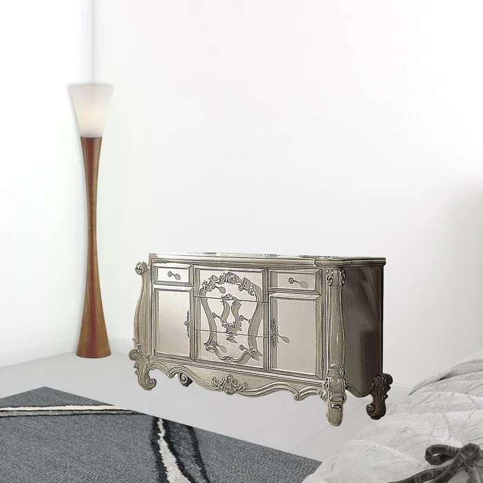 Bone White Wood Dresser By Homeroots