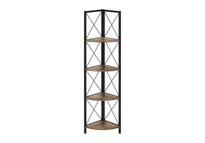Bookshelf, Bookcase, Etagere, Corner, 4 Tier, Office