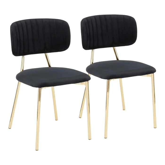 Bouton – Contemporary / Glam Chair (Set of 2)