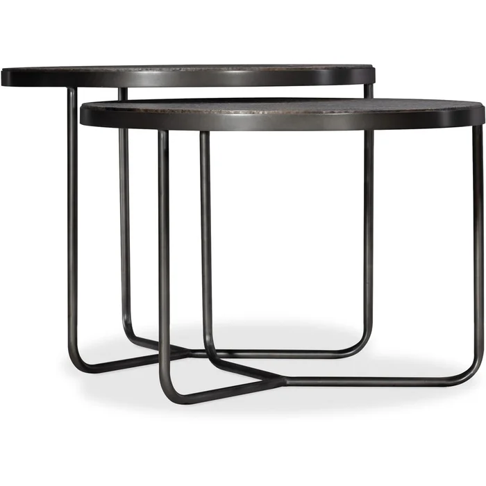 Bunching Side Tables – Black Metal