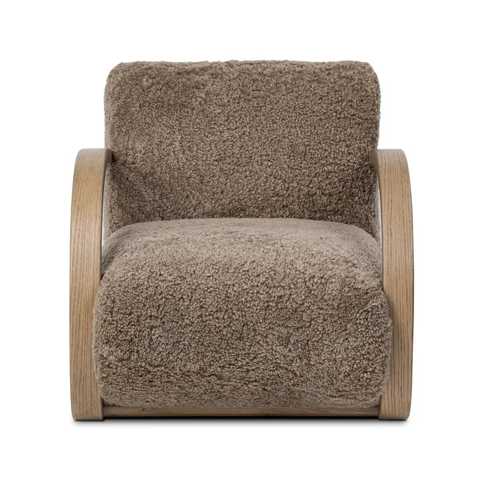 Burke Chair – Taupe Shearling