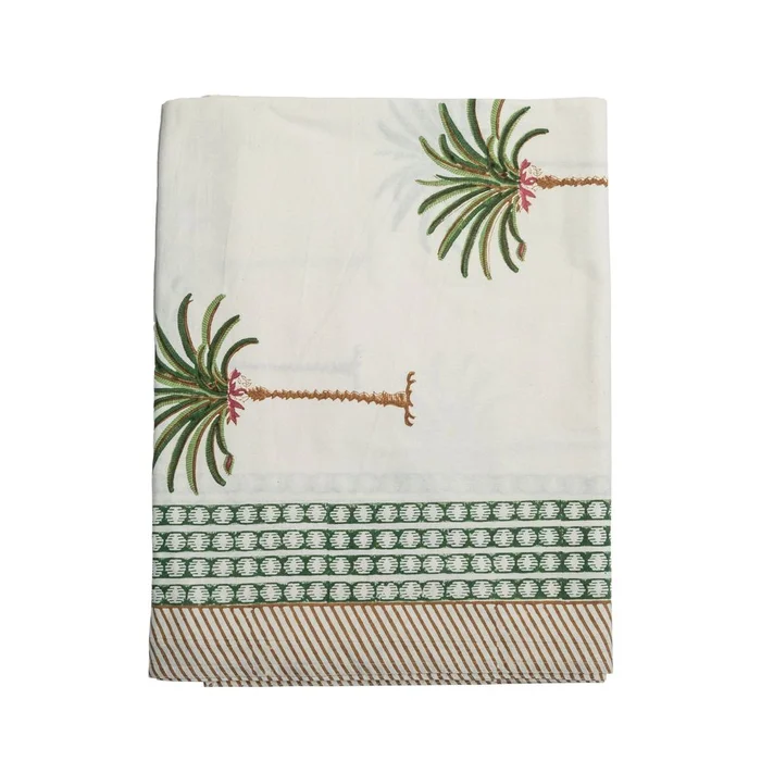 Cabana Tablecloth, Palms Set of 2