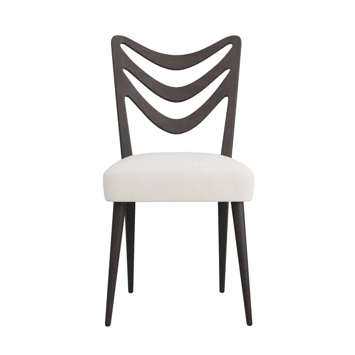 Callum Dining Chair – Black with Muslin