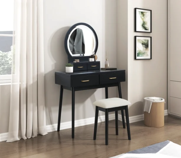 Camila Vanity Dresser W/ Mirror & Stool