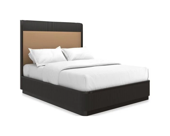 Caracole Classic Fall In Love Queen Bed – Dark Chocolate, Whisper of Gold