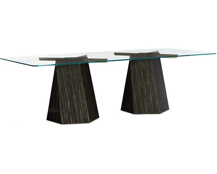 Caracole Modern Edge Vector Rectangular Dining Table (CL1A) CLEARANCE SALE