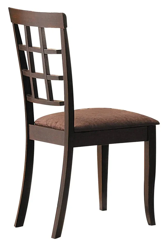 Cardiff – Micro Side Chair (Set of 2) – Dark Brown