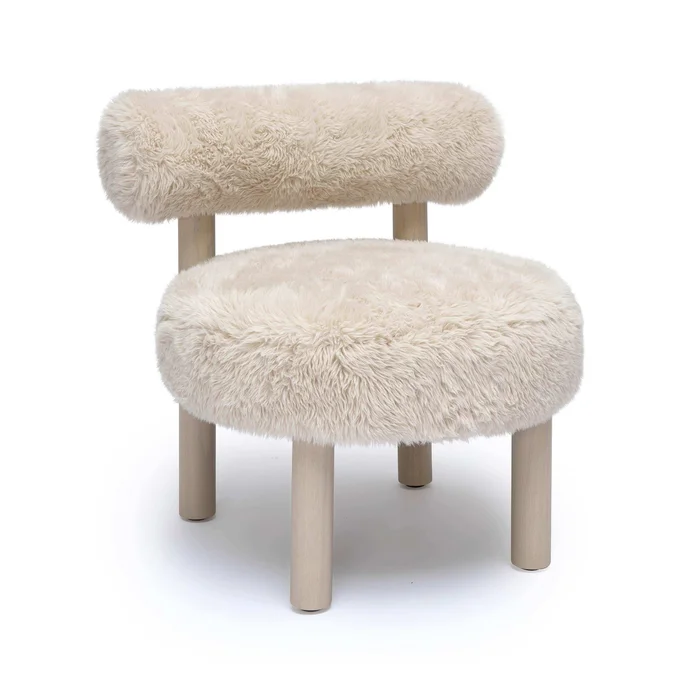 Carmel – Vegan Shearling Accent Chair