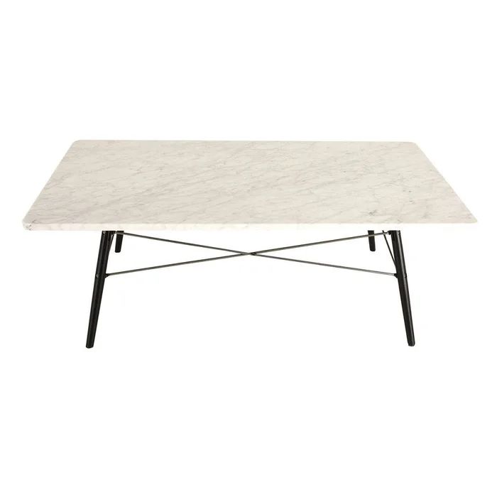 Carrara Marble Eiffel Base Coffee Table