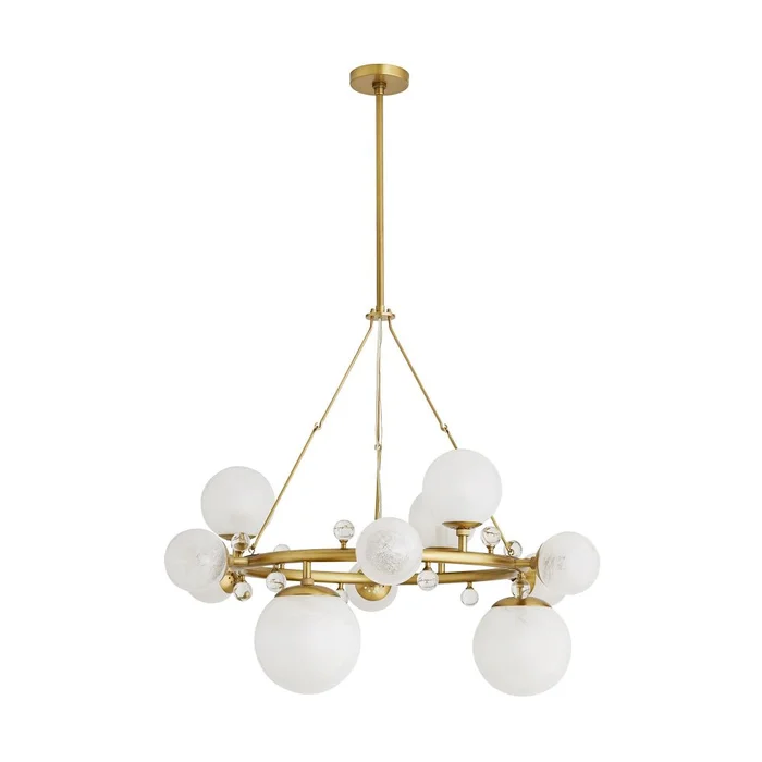 Carreras Round Chandelier – Gold