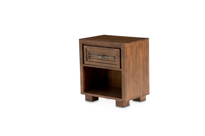 Carrollton – 1-Drawer Nightstand – Rustic Ranch