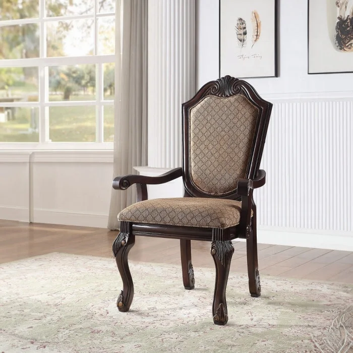 Chateau De Ville 45″H Upholstered Arm Chair (Set-2)