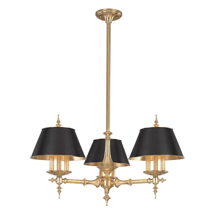 Cheshire 9 Light Chandelier Aged Brass