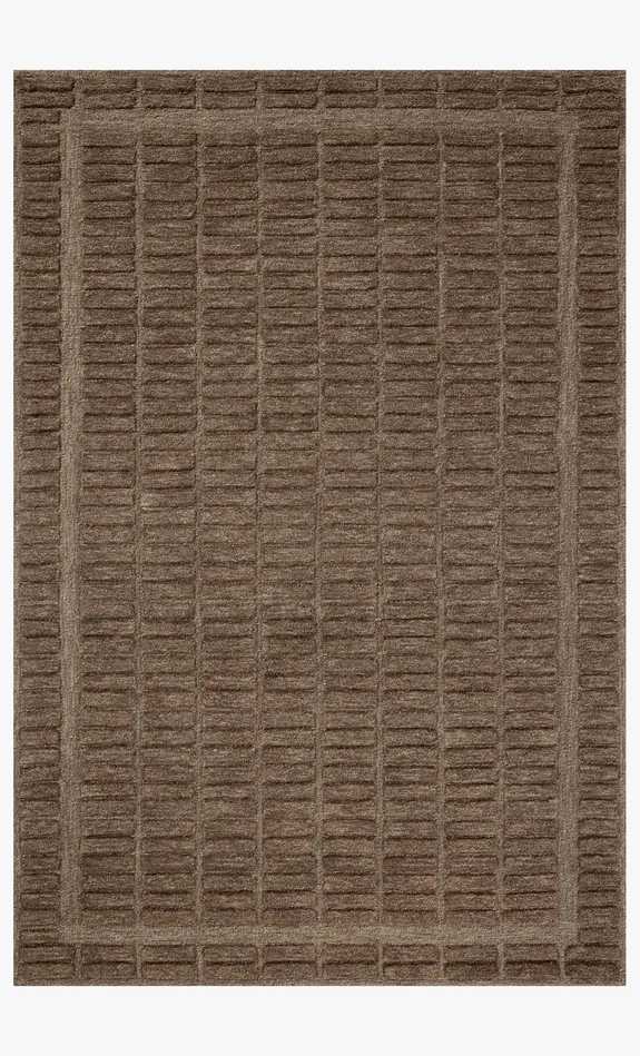 Chris Loves Julia x Loloi Bradley BRL-06 Cocoa / Cocoa