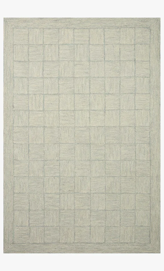 Chris Loves Julia x Loloi Francis FRA-03 Silver / Sky