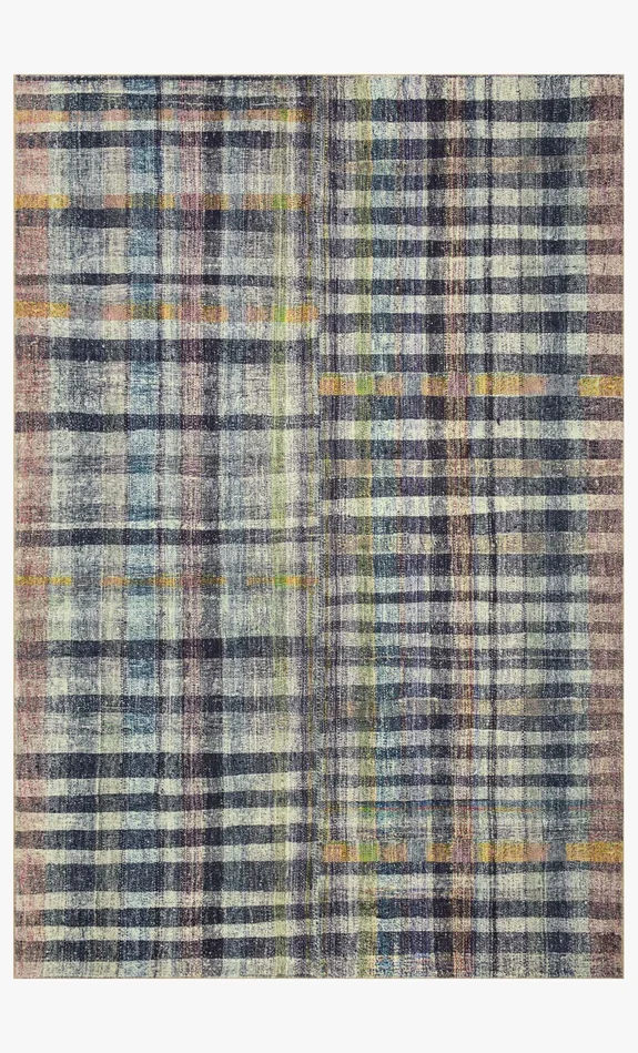 Chris Loves Julia x Loloi Humphrey HUM-04 Plum / Multi