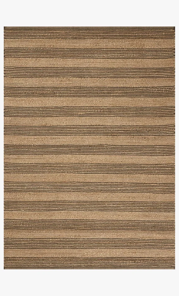 Chris Loves Julia x Loloi Judy JUD-06 Natural / Chocolate